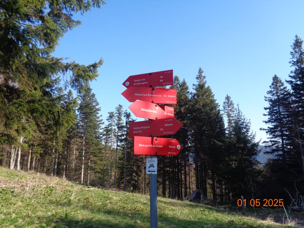 Desno do Velike Poljane