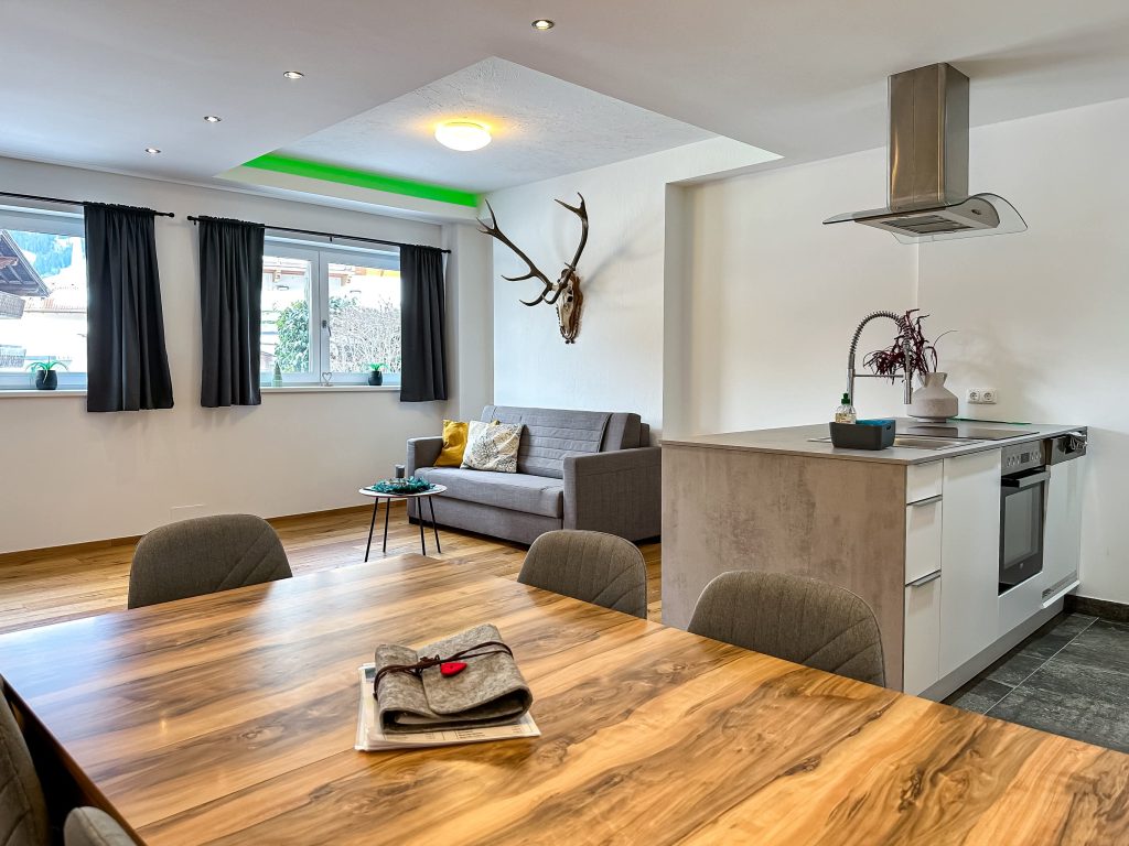 Kuhinja in velik dnevni prostor